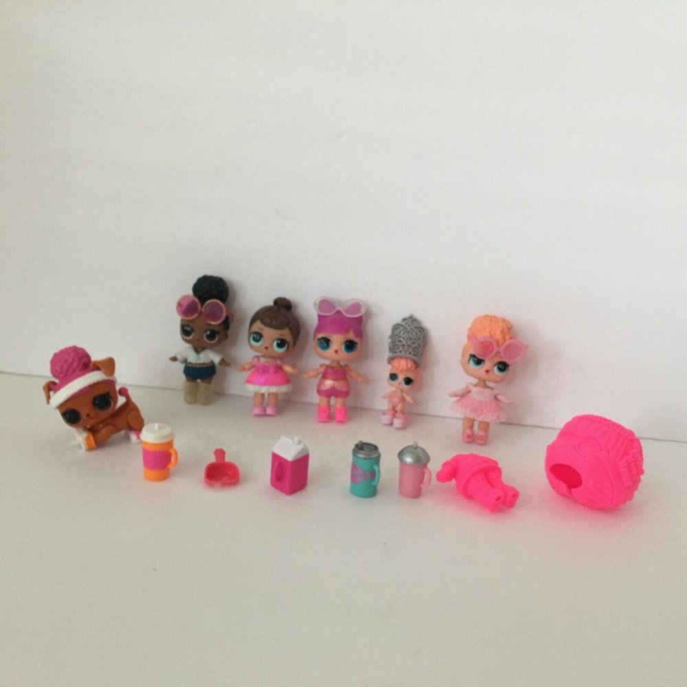 LOL Surprise Dolls Lot of 6 Big Sis Lil Sis Pet
